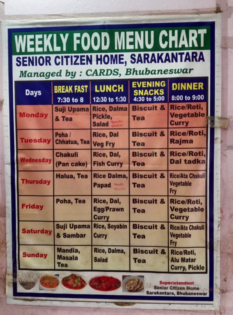 Menu Sarakantra
